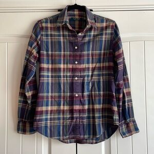 LAUREN Ralph Lauren Plaid Button-down - XS